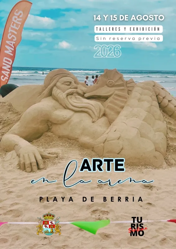Santoña celebra 'Arte en la Arena' en la playa de Berria