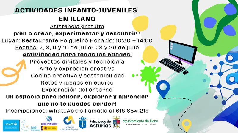 Illano organiza actividades de verano para la infancia y juventud