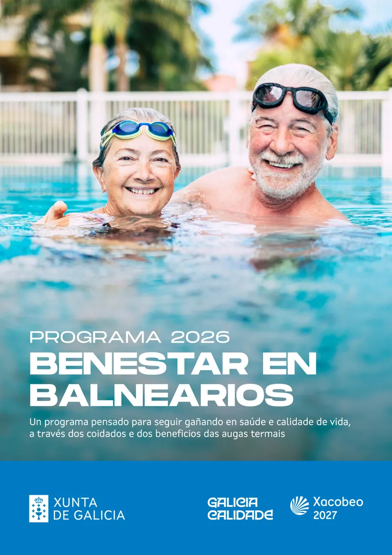 Programa de Bienestar en Balnearios 2026: plazas para pensionistas en Galicia