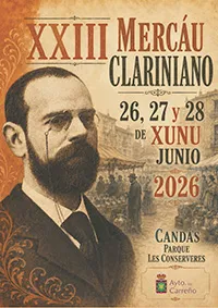 Carreño celebra la XXIII edición del Mercáu Clariniano con actividades literarias y folclóricas