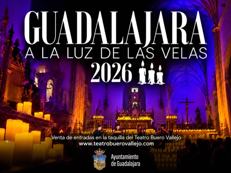 Cuatro conciertos a la luz de las velas llenarán de música Guadalajara este otoño