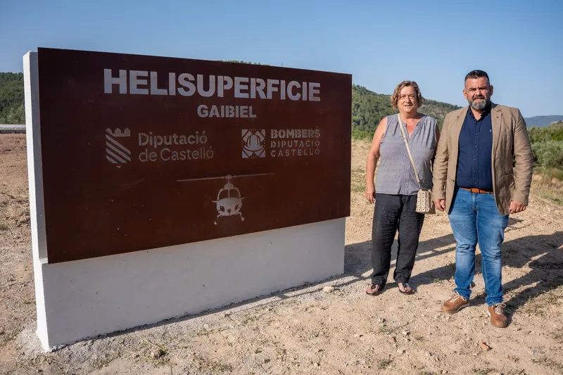 Castellón refuerza la emergencia con una nueva helisuperficie en Gaibiel