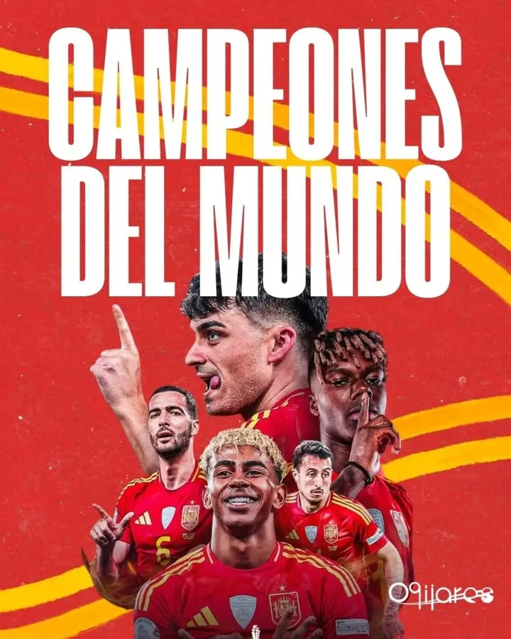 Ogíjares celebra la victoria de la selección española en el Mundial