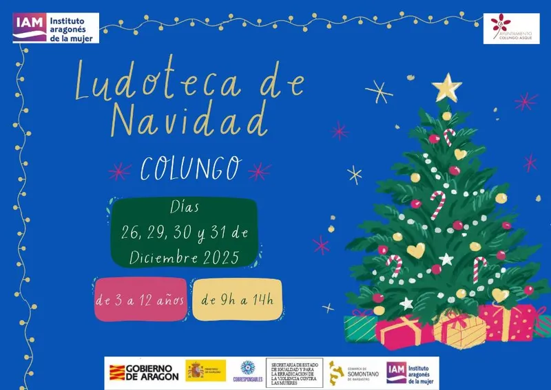 Colungo organiza ludoteca navideña para niños de 3 a 12 años