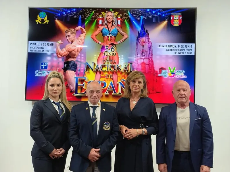 Oviedo acoge la Copa Nacional de España de Fisioculturismo el 6 de junio