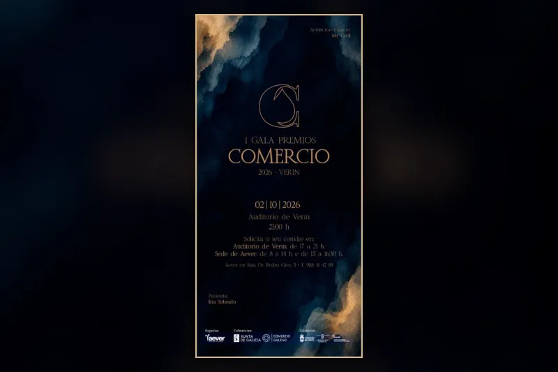 Verín celebra la primera edición de sus Premios al Comercio con una gala el 2 de octubre