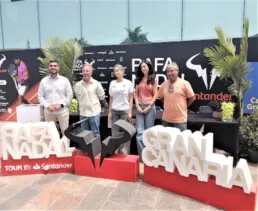 Telde acoge por quinto año consecutivo el Rafa Nadal Tour, un torneo de tenis base con valores