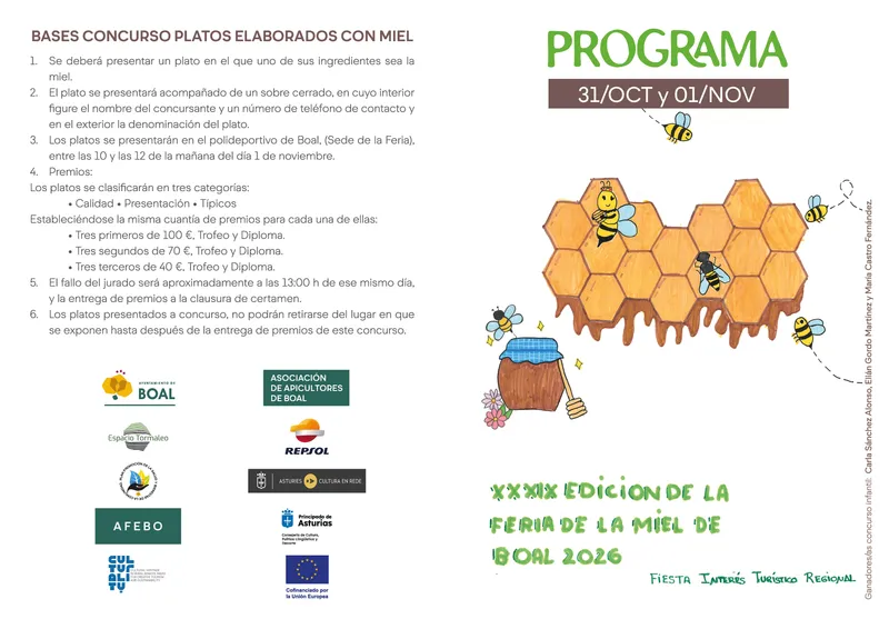 Boal celebra la XXXIX edición de su Feria de la Miel con un programa repleto de actividades