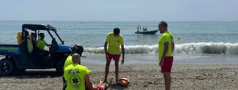Casares: balance positivo en el ecuador del verano con 106 asistencias en playas