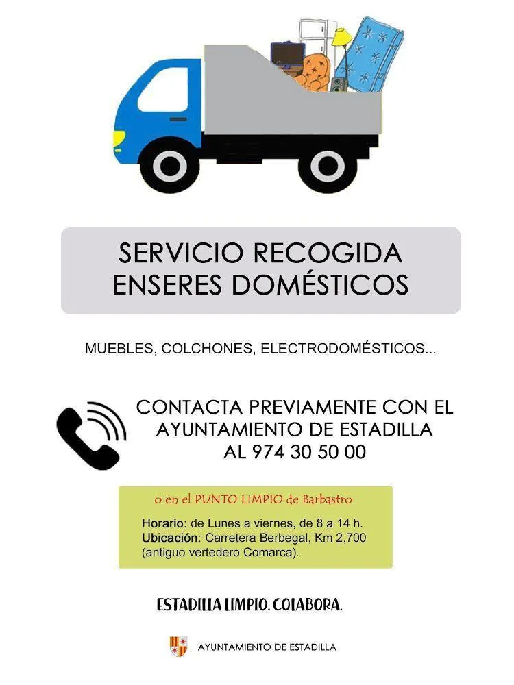 Estadilla detalla los puntos de recogida de residuos para facilitar la gestión vecinal