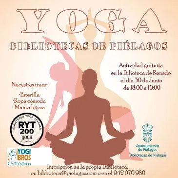 La Biblioteca de Renedo organiza una sesión de yoga para el bienestar ciudadano