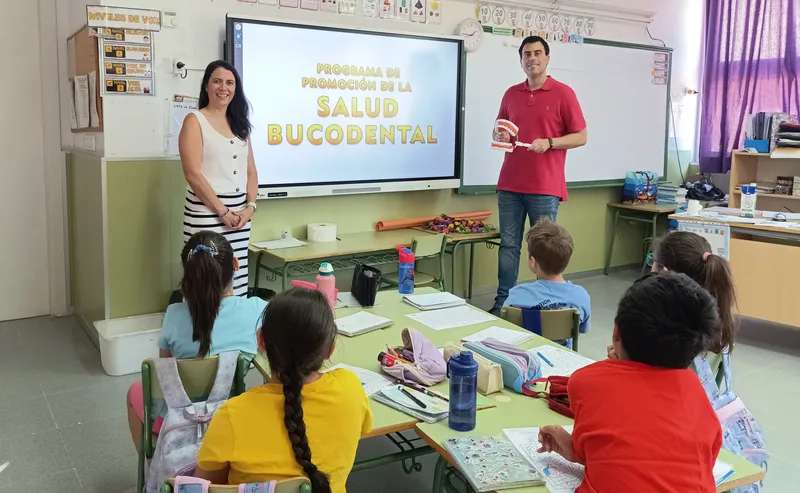 La Unidad de Salud Bucodental de Alovera educa a los escolares en higiene dental