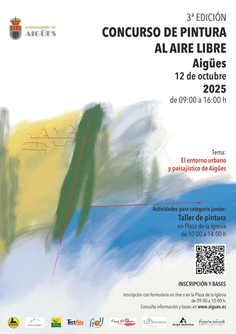 Aigües celebra la 3ª edición de su concurso de pintura al aire libre el 12 de octubre