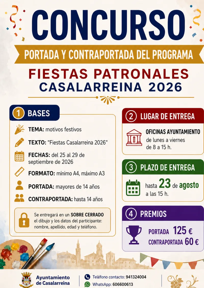 Casalarreina celebra las Fiestas de San Vitores 2026 con un variado programa de actividades