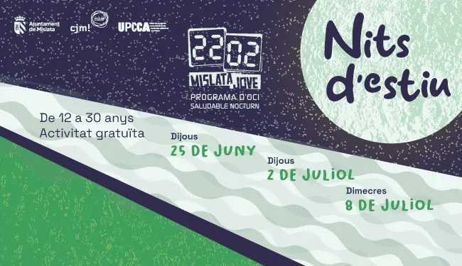 Mislata Jove organiza 'Nits d'Estiu' con actividades gratuitas para jóvenes