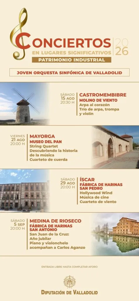 La Joven Orquesta Sinfónica de Valladolid actuará en Íscar el 29 de agosto
