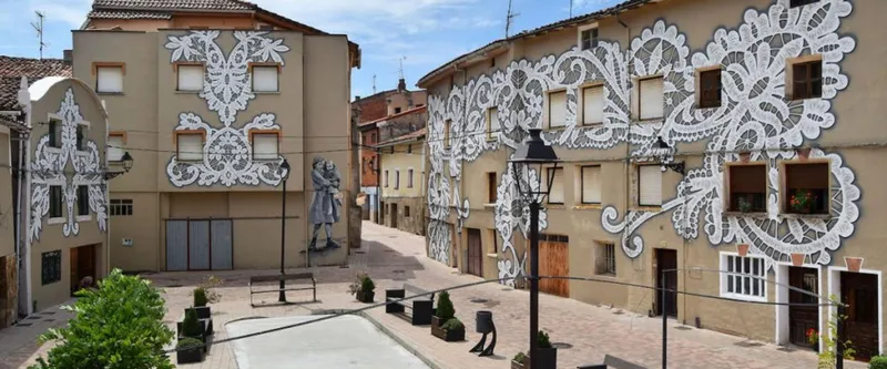 Belorado estrena el 'Paseo del Arte' con murales que narran su historia
