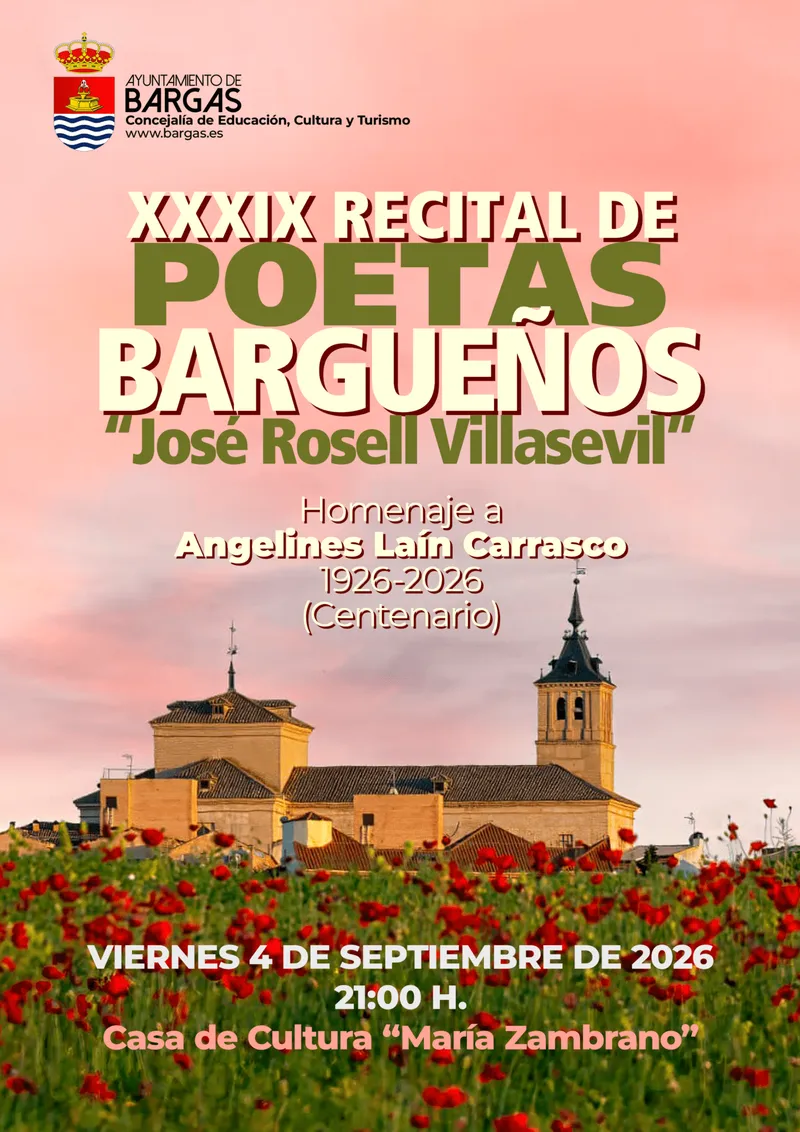 Bargas celebra la XXXIX edición del Recital de Poetas Bargueños