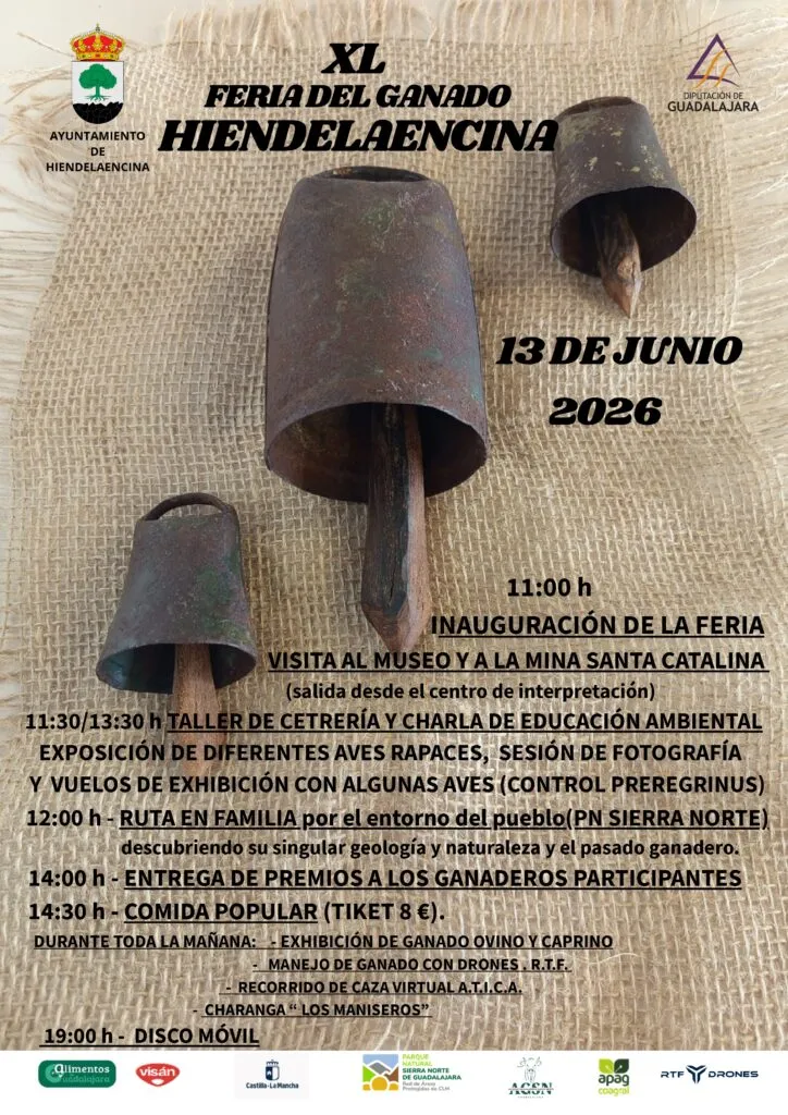 Hiendelaencina celebra su XL Feria del Ganado el 13 de junio