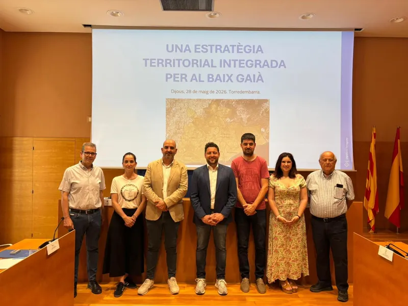 La Diputació de Tarragona y municipios del Baix Gaià buscan una estrategia territorial compartida