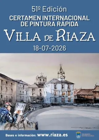 Riaza convoca el 51 Certamen de Pintura Rápida al Aire Libre "Villa de Riaza"