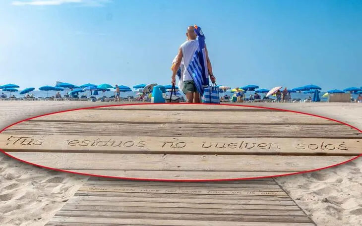 Benidorm promueve la sostenibilidad y el respeto en sus playas con una campaña en las pasarelas