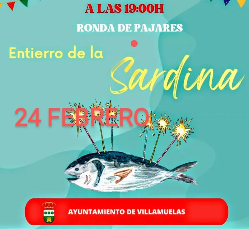 Villamuelas despide el Carnaval con el tradicional Entierro de la Sardina