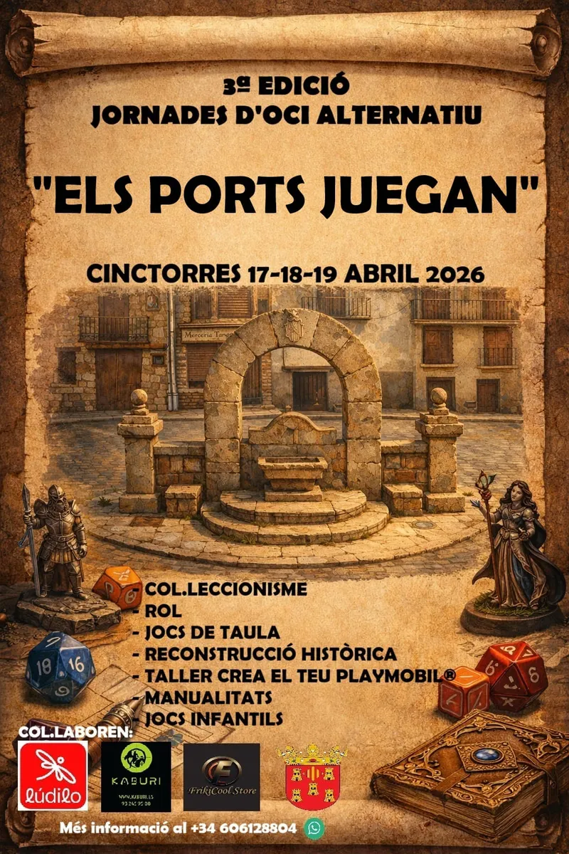 Cinctorres celebra las terceras Jornadas 'Els Ports Juegan' con actividades para todas las edades