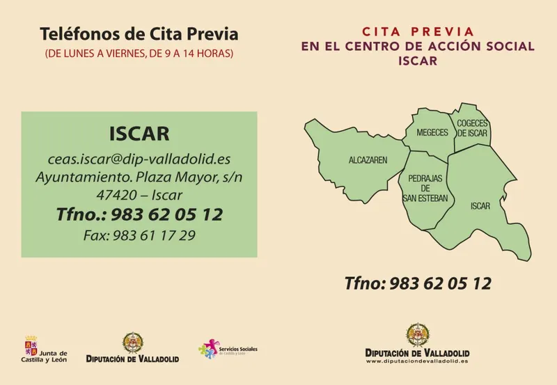 El Centro de Acción Social de Íscar facilita el acceso a servicios sociales básicos