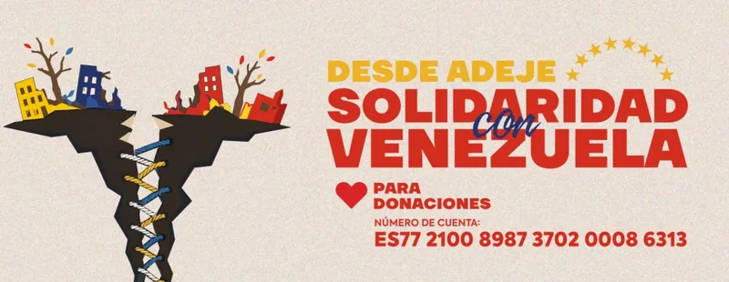 Adeje abre cuenta bancaria para centralizar ayudas a Venezuela