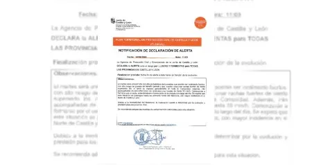 Castilla y León levanta la alerta por lluvias y tormentas en todas sus provincias