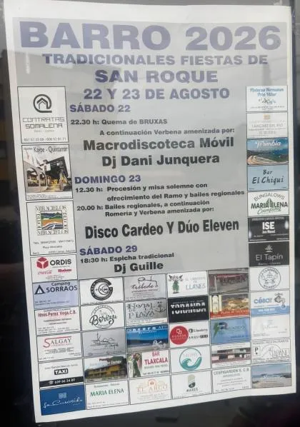 Barro celebra las Fiestas de San Roque con una espicha tradicional