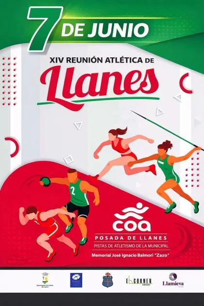 Llanes acoge la XIV Reunión Atlética Memorial José Ignacio Balmori con cerca de 400 atletas jóvenes