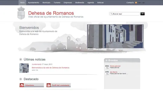 Dehesa de Romanos estrena su portal municipal para informar a los ciudadanos