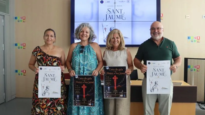 Benidorm anuncia el programa de fiestas en honor a Sant Jaume con la Unión Musical como abanderada