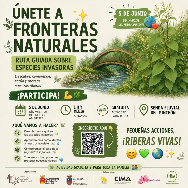 Cabezón de la Sal celebra el Día Mundial del Medio Ambiente con una ruta guiada sobre especies invasoras