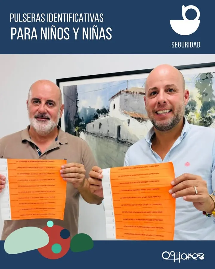 Ogíjares implementa pulseras identificativas para la seguridad infantil en las fiestas