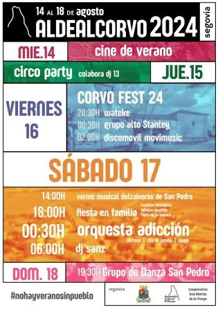 Aldealcorvo celebra sus fiestas patronales con un programa de más de 30 actividades