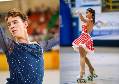 Clàudia Martínez y Joan Hilari logran medallas en campeonatos de patinaje