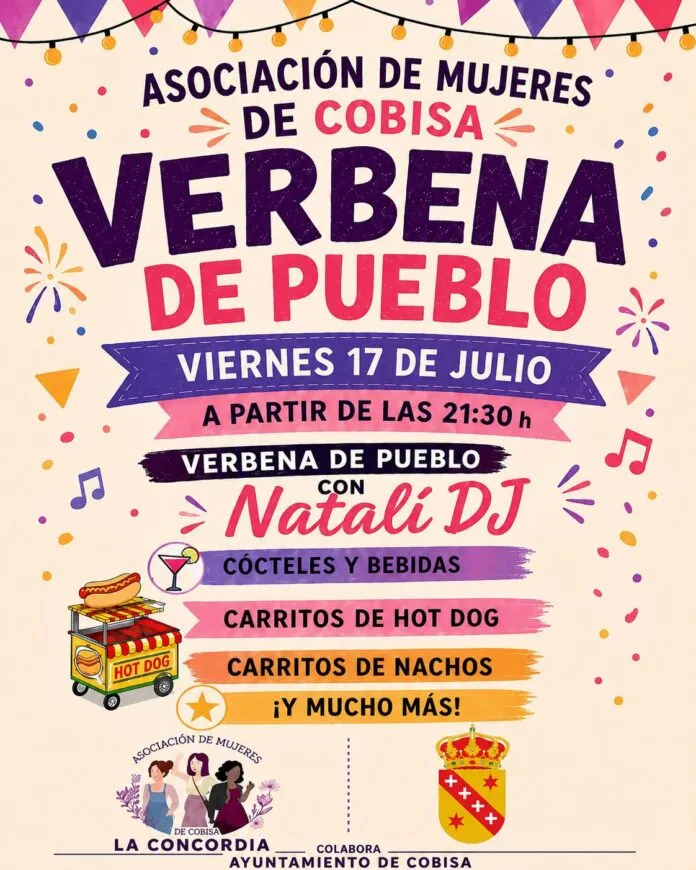 Cobisa celebra su verbena de pueblo con sesión de DJ