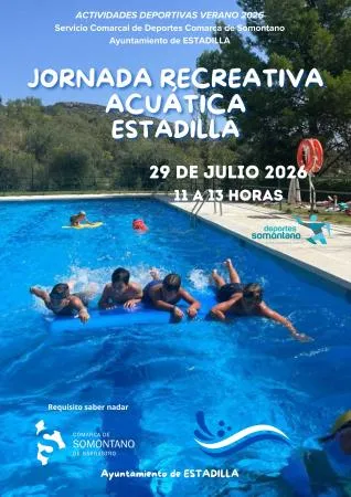 Estadilla celebra una jornada acuática recreativa este miércoles