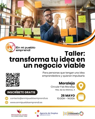 Moraleja acoge un taller gratuito para impulsar el emprendimiento rural