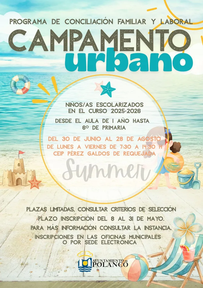 Polanco lanza programa de conciliación familiar para el verano 2026