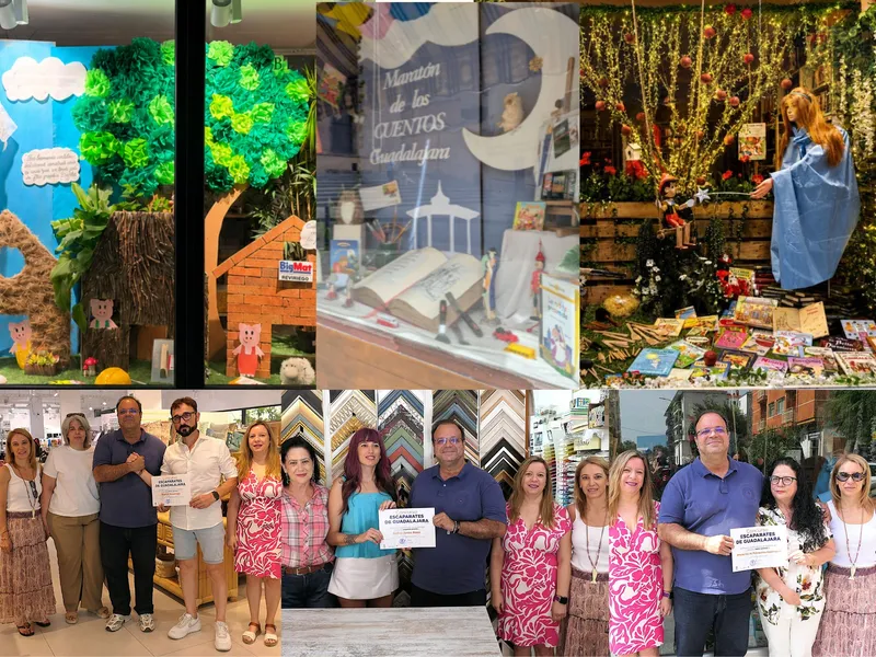 Guadalajara premia la magia de sus escaparates con temática de cuentos