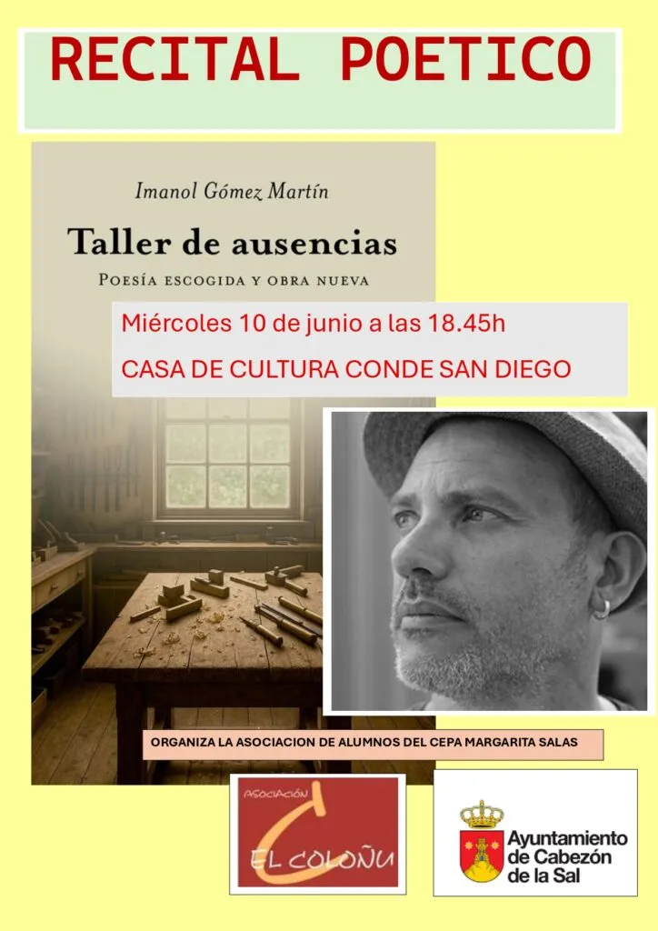 Imanol Gómez Martín presenta su obra poética en Cabezón de la Sal