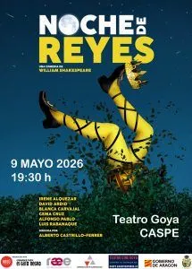 El Teatro Goya de Caspe acoge la comedia 'Noche de Reyes' de Shakespeare