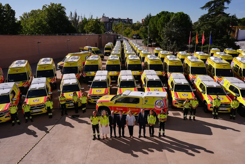 Madrid renueva 99 vehículos del SAMUR-PC para mejorar la asistencia sanitaria