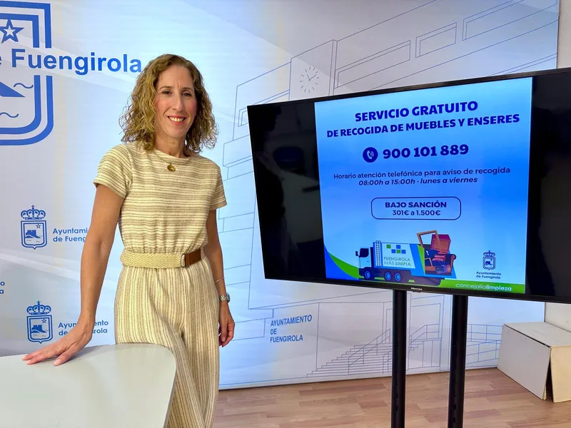 Fuengirola retira 700 toneladas de muebles y enseres en 2026 y refuerza el servicio de verano