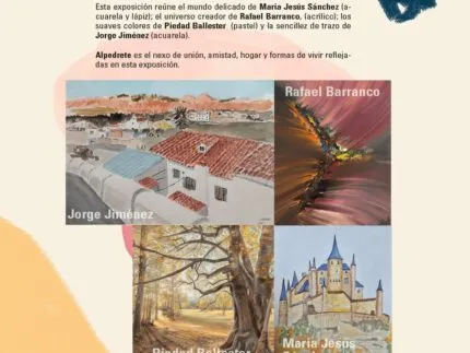 Alpedrete acoge una exposición colectiva de pintura de septiembre a octubre