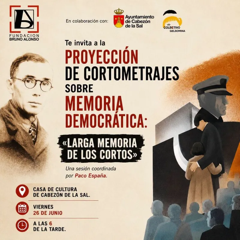 Cabezón de la Sal proyecta cortometrajes sobre memoria democrática